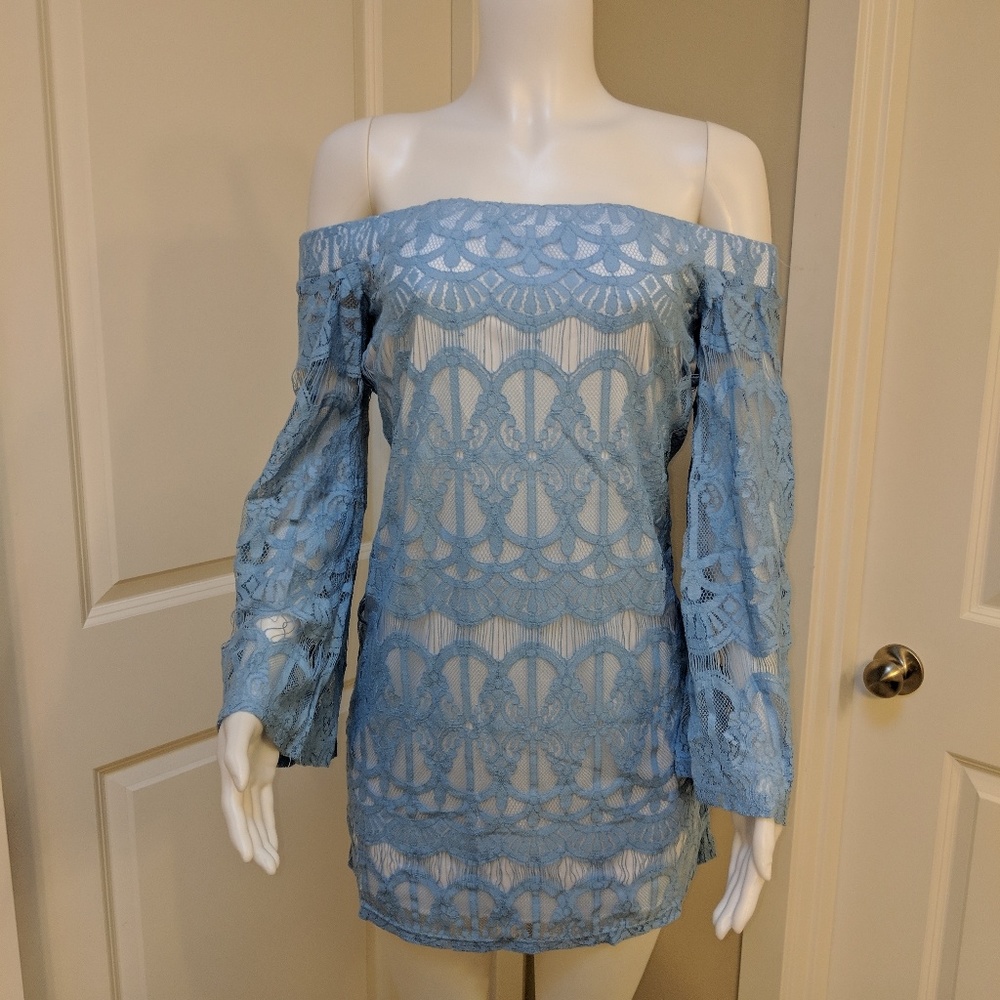 Blue Lace Dress